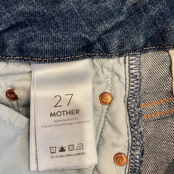 Mother High Waisted Looker Ankle Fray.Size 27 - Picture 10 of 10